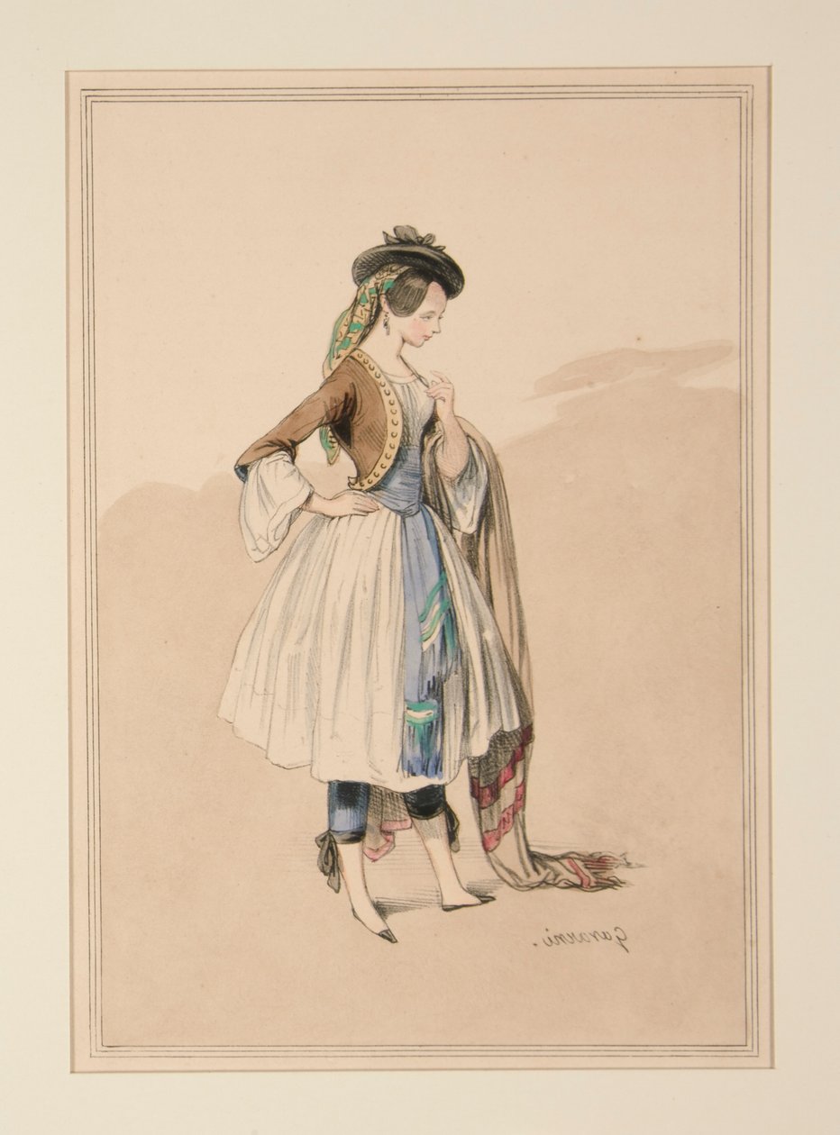 GAVARNI COSTUMES, utförda av Moreau, av Paul Gavarni