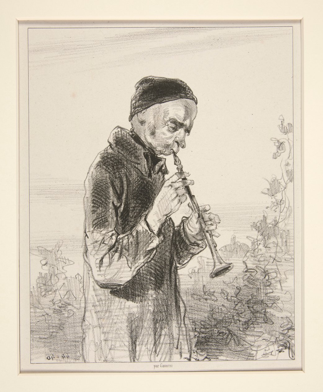 Klarinett. av Paul Gavarni