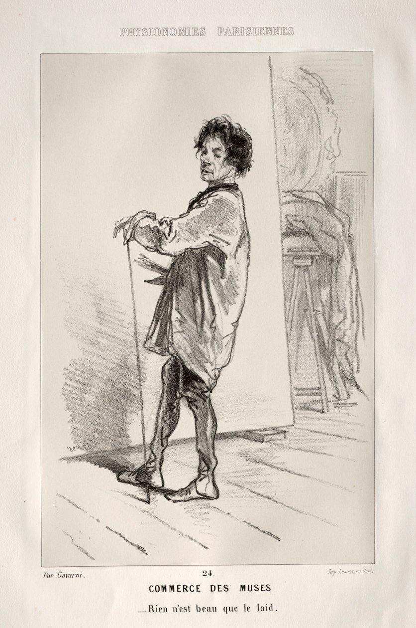Musernas handel. av Paul Gavarni