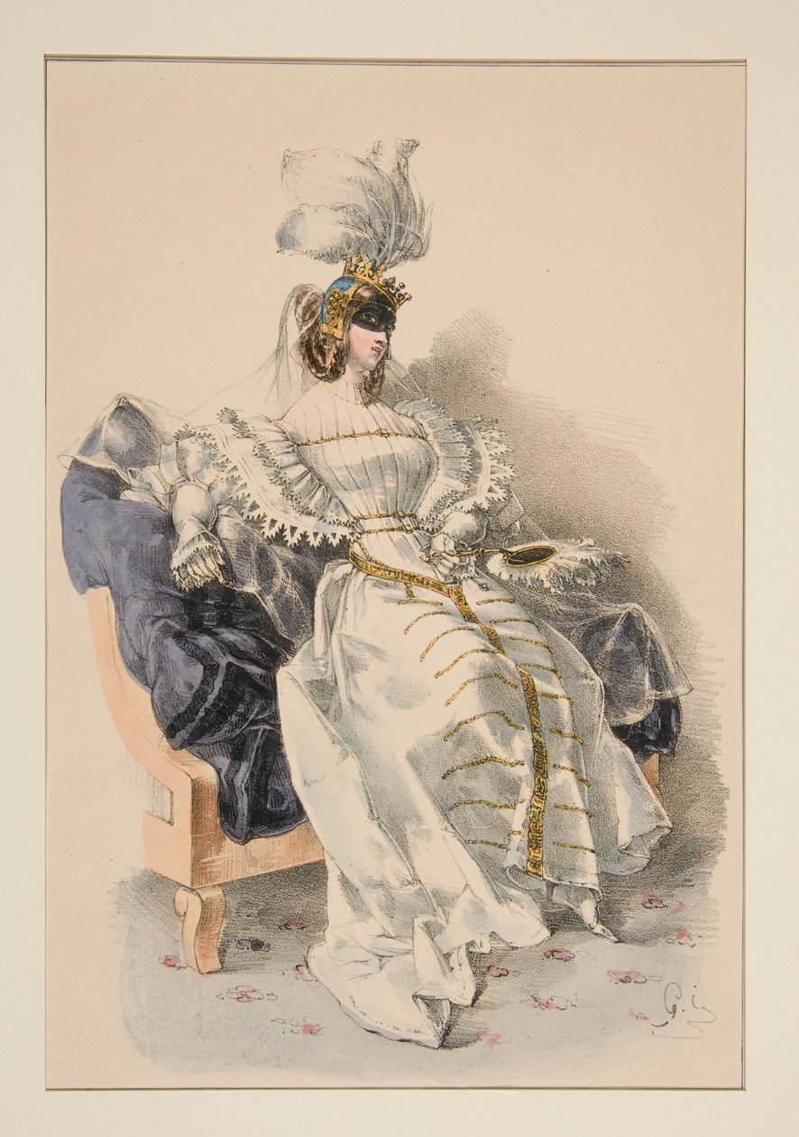 HERTIGINNAN. av Paul Gavarni