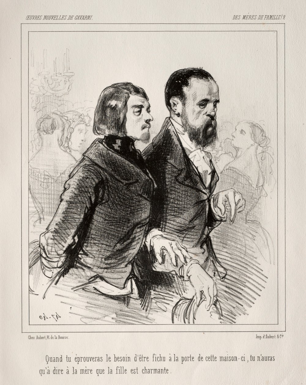 Familjemödrar!. av Paul Gavarni