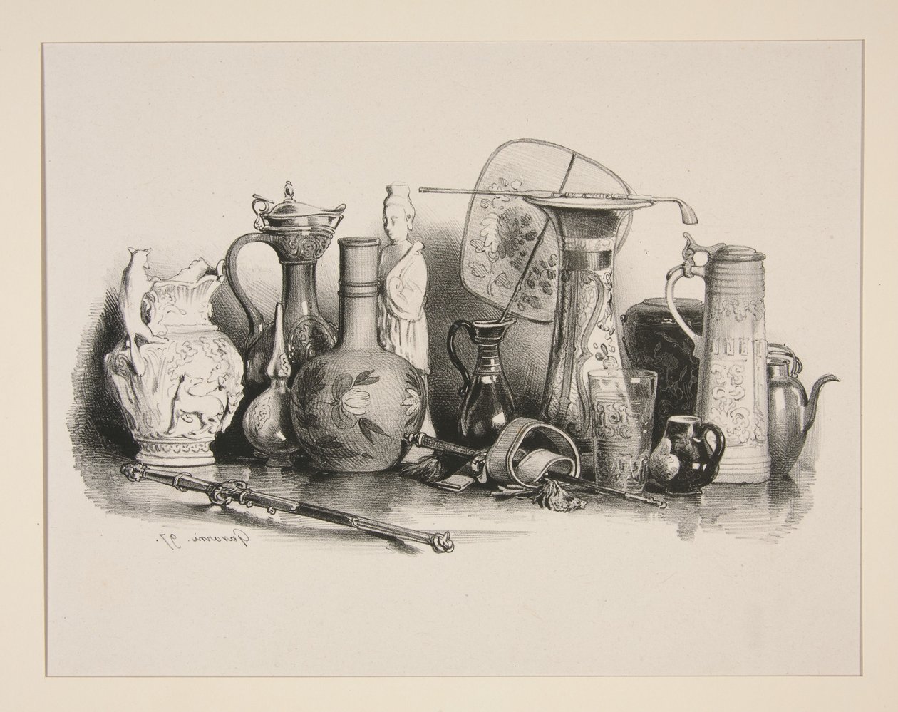Genstudier (I). av Paul Gavarni