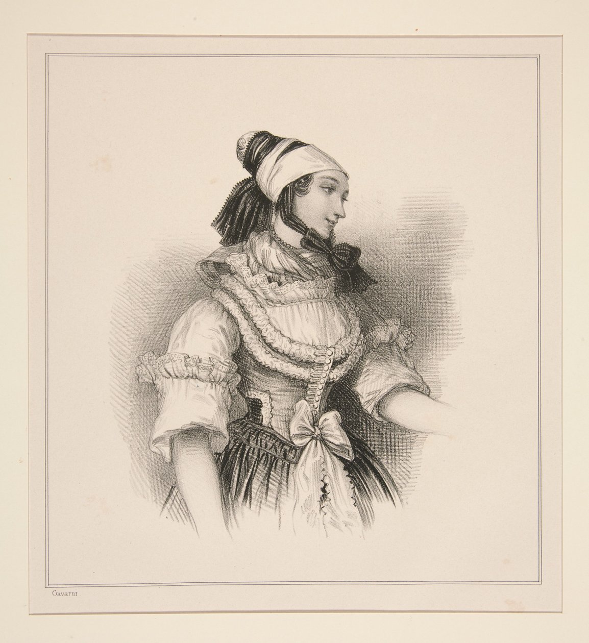 FRANCONIENNE av Paul Gavarni