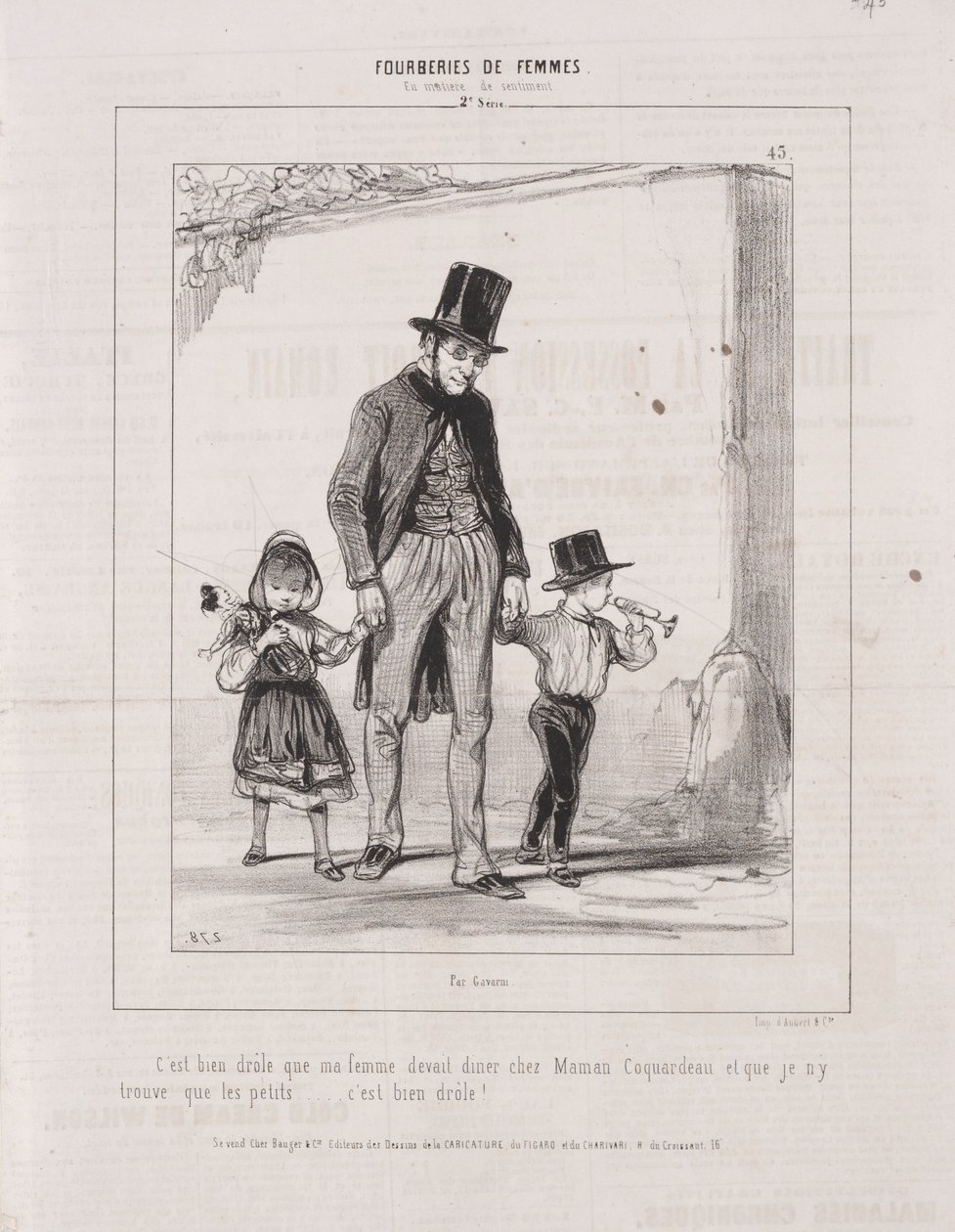 Deceptions of Women: In Matters of Sentiment, 1842. av Paul Gavarni