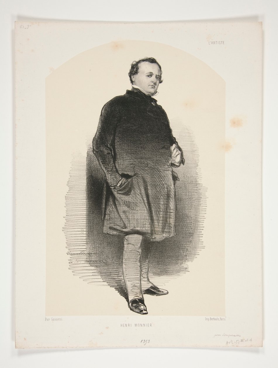 Henry Monnier av Paul Gavarni