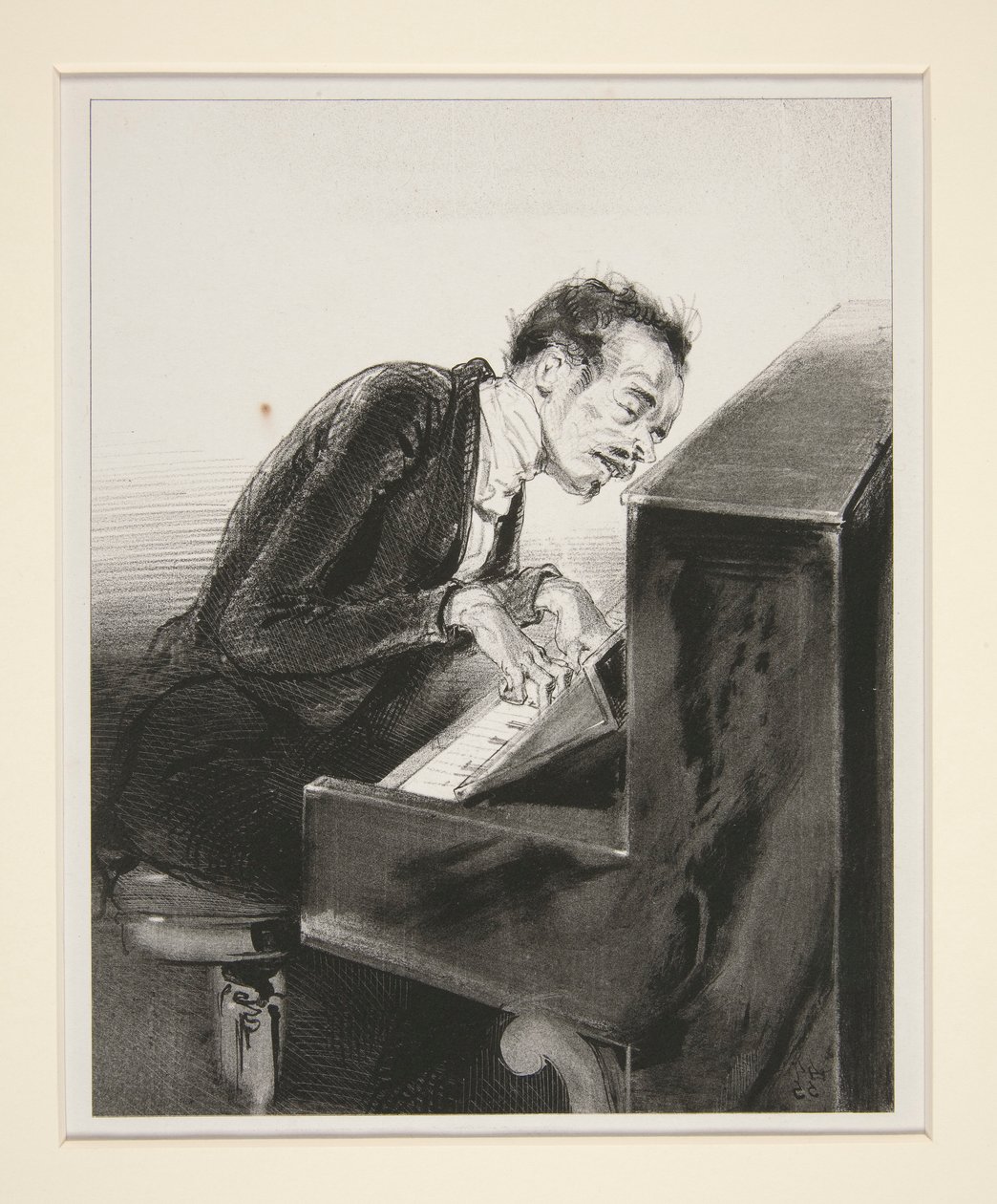 IMPROVISATIONER MELANKOLIKER. av Paul Gavarni