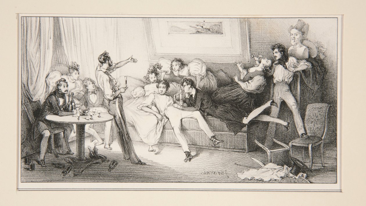 Champagnen av Paul Gavarni