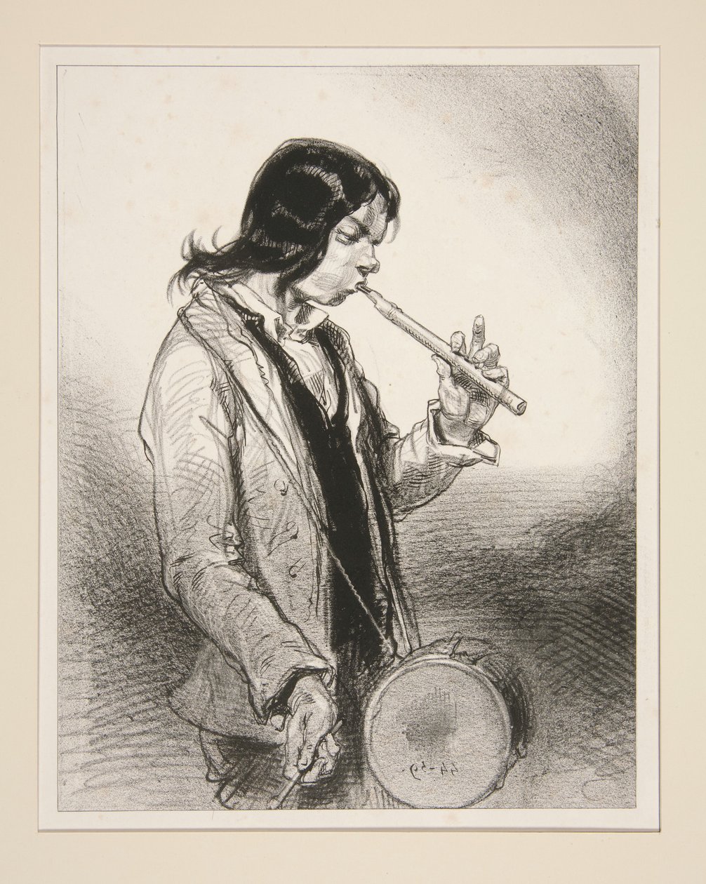 Trumpeten. av Paul Gavarni