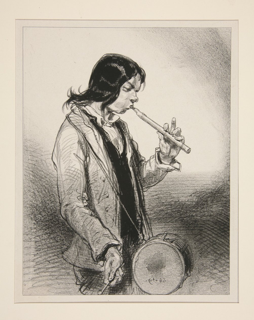Trumpeten. av Paul Gavarni