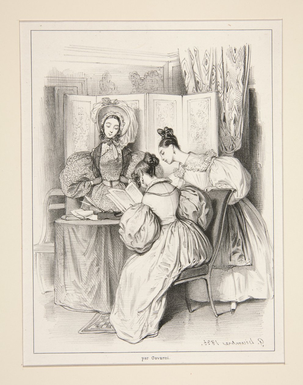 Kvinnorna. Journal du Siècle. av Paul Gavarni