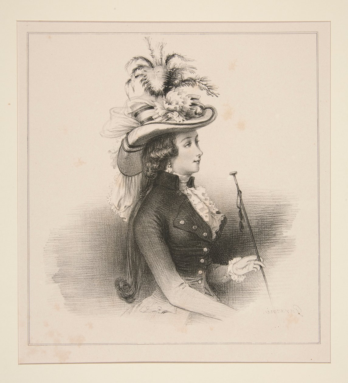 PARIS MODES 1787 av Paul Gavarni