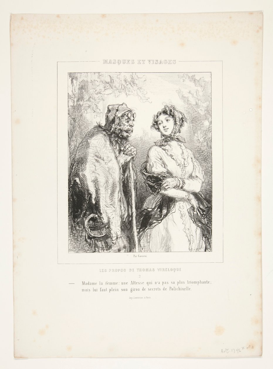 Madame la femme: en höghet som n av Paul Gavarni
