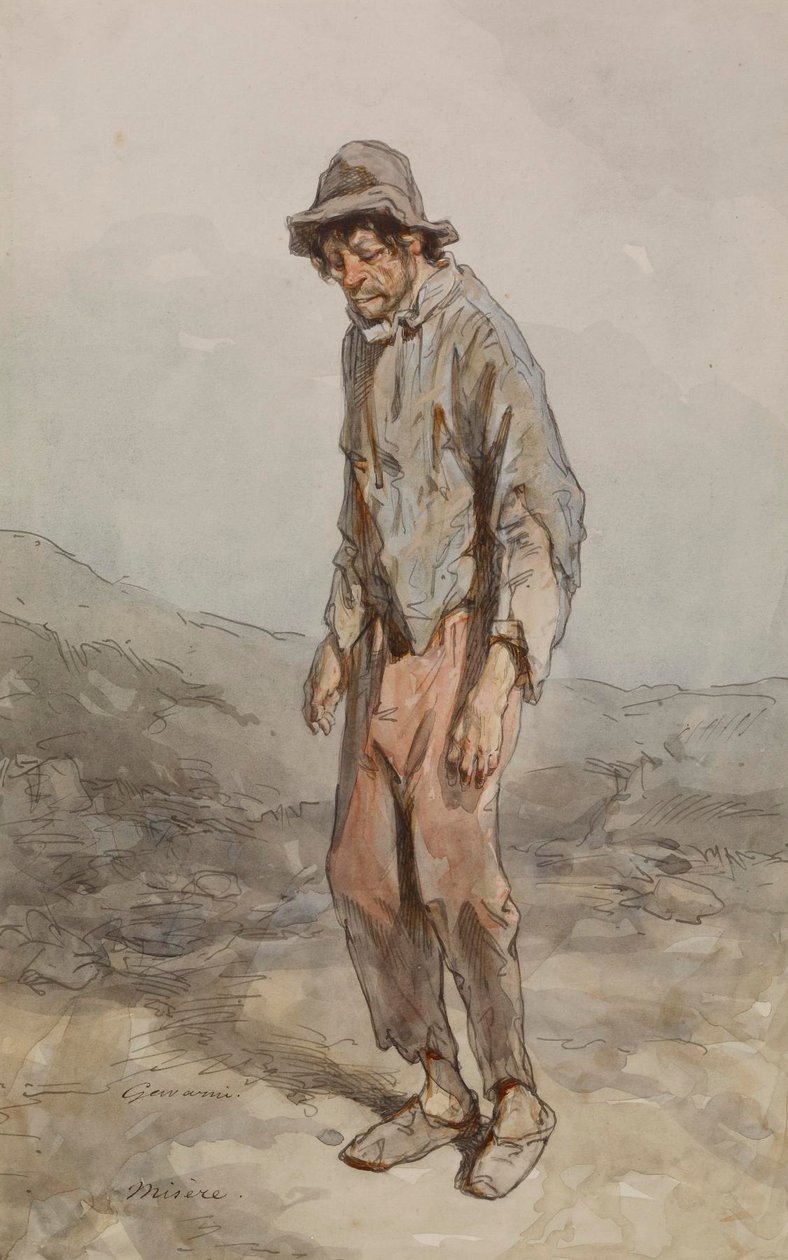 Elände av Paul Gavarni