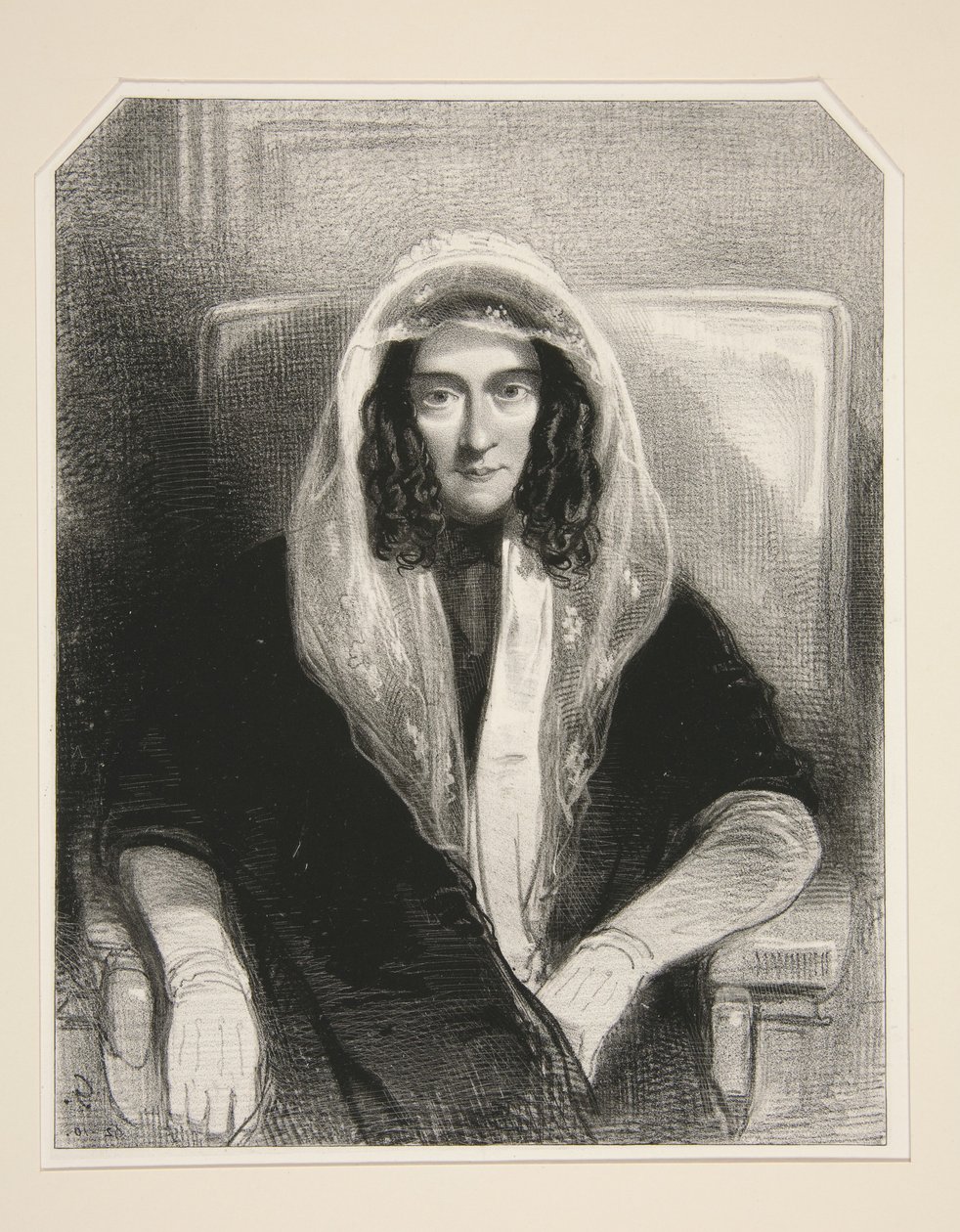 Fru de Viefville av Paul Gavarni