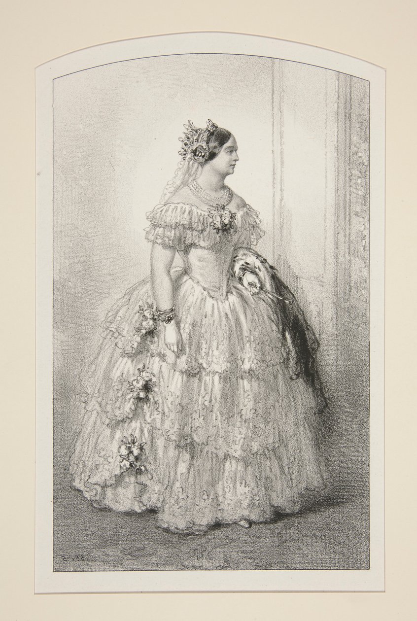 Fru prinsessan Mathilde av Paul Gavarni