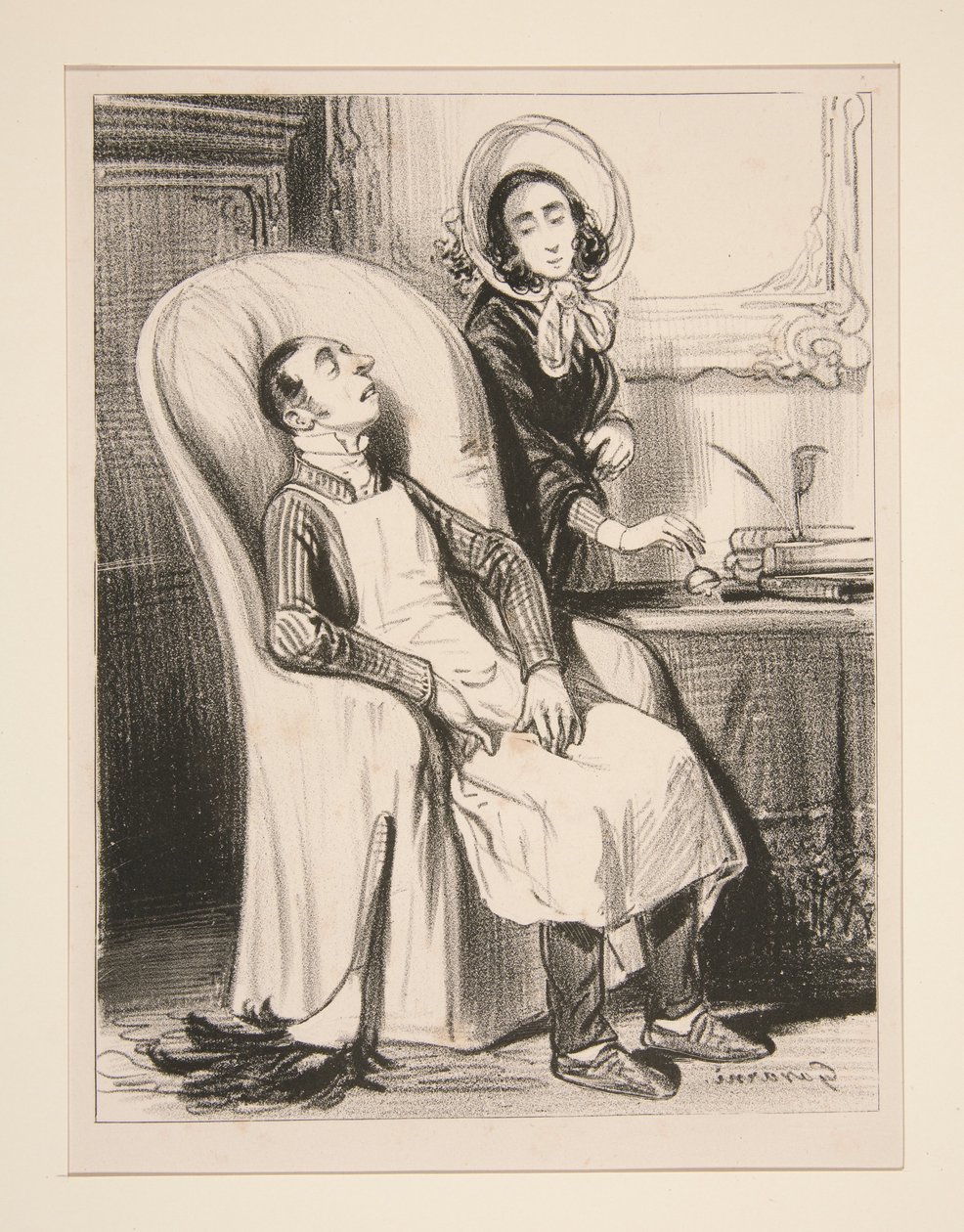 Herr Joseph drömmer att han är präst och håller mässa i Saint-Thomas-d