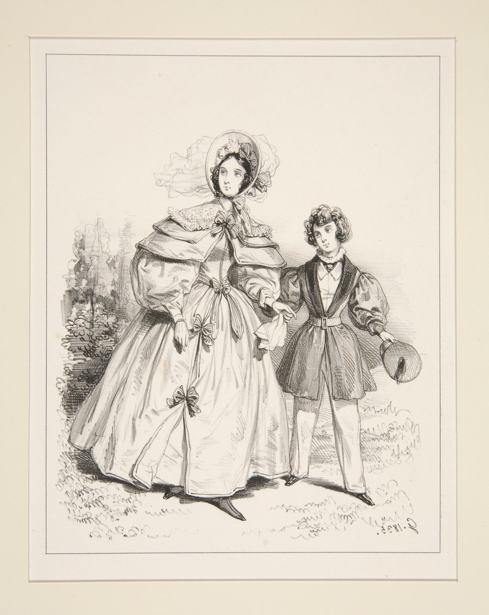 MORGONNEGLIGÉ. 1835. av Paul Gavarni