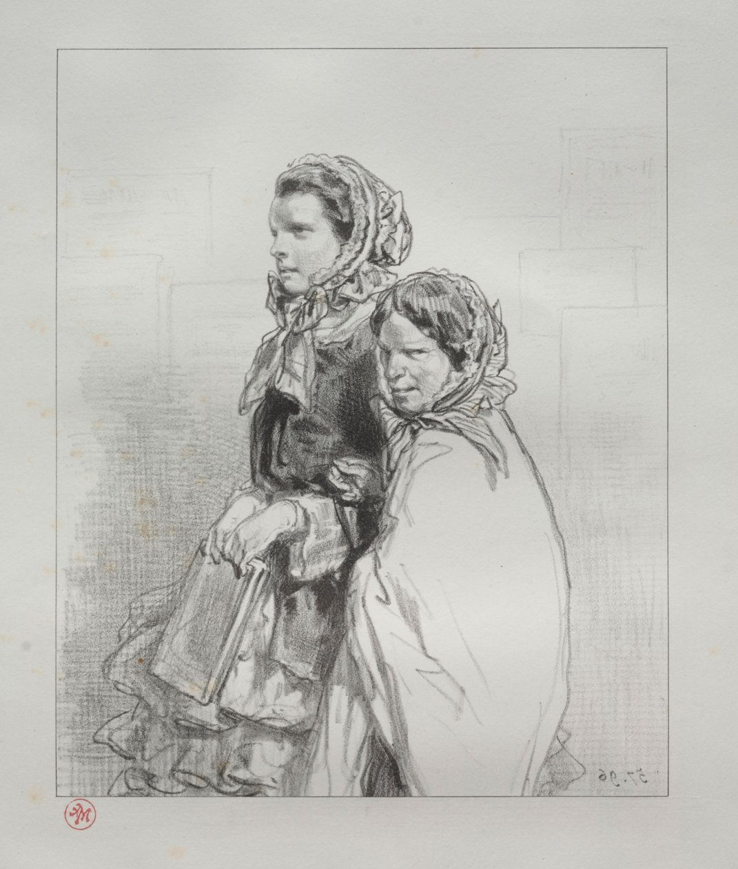 Par-ci, par-lá: Min dotter har sjungit, 1854-1856. av Paul Gavarni