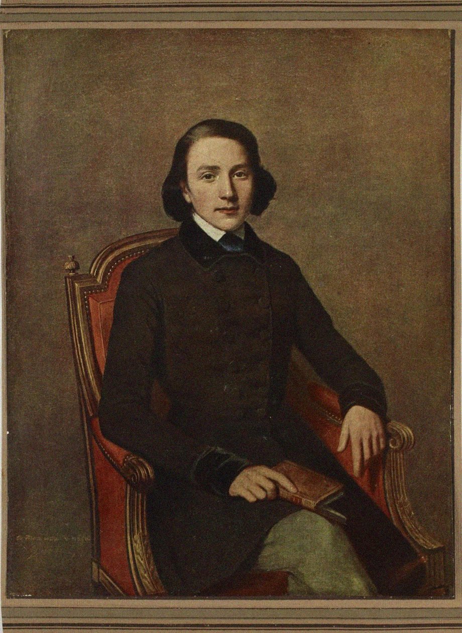 Porträtt av Victor Hugo 1802-1885 av Paul Gavarni
