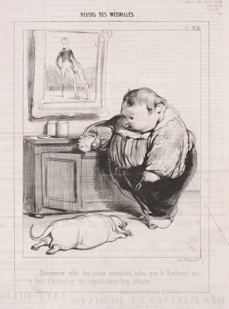 Medaljers baksida, 1842. av Paul Gavarni