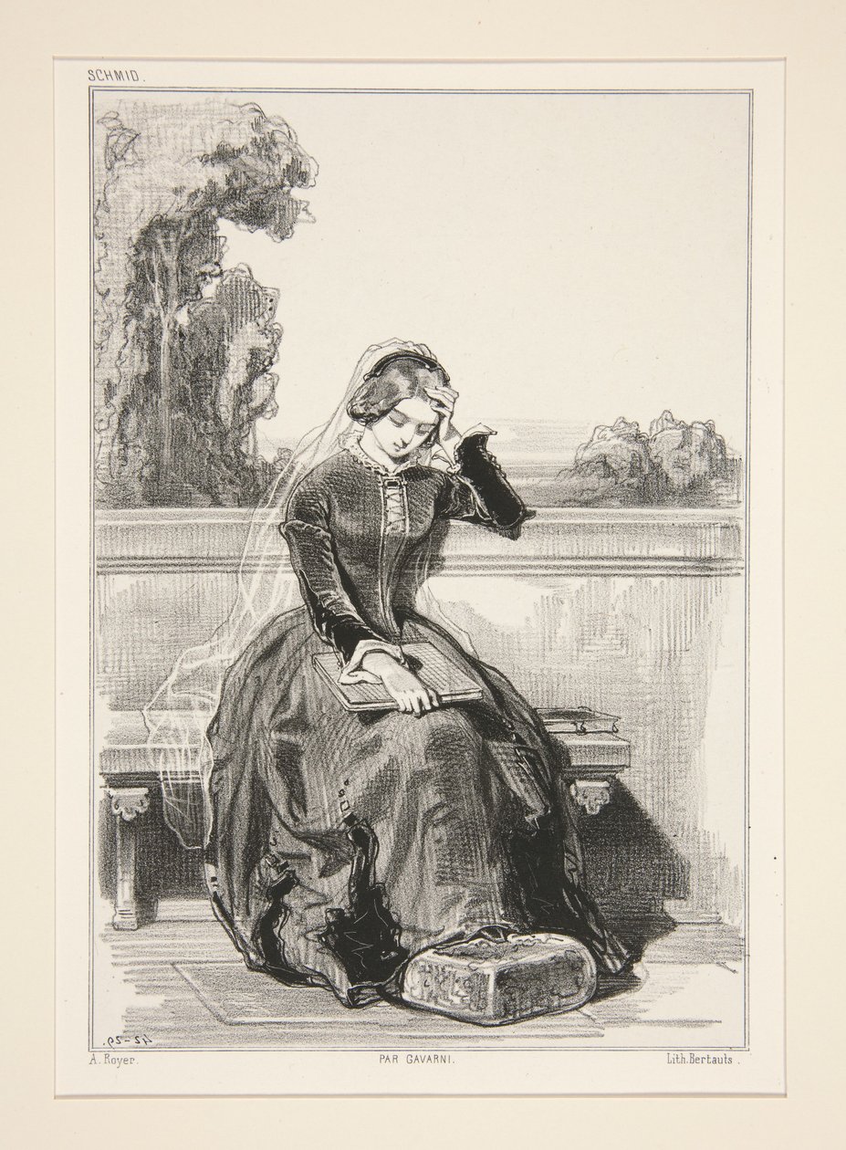 Rose De Tannebourg. av Paul Gavarni