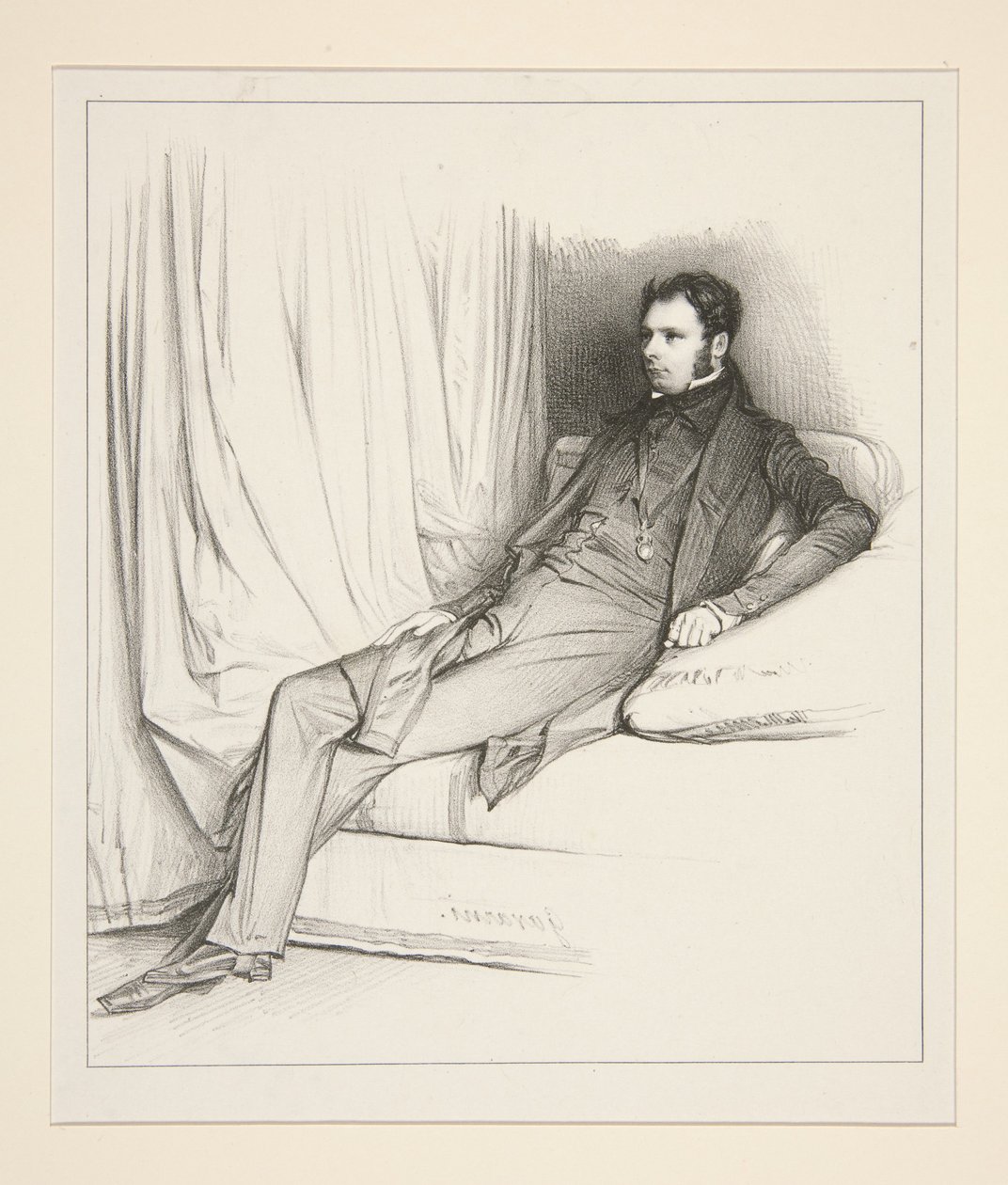 S. Henry Berthoud av Paul Gavarni