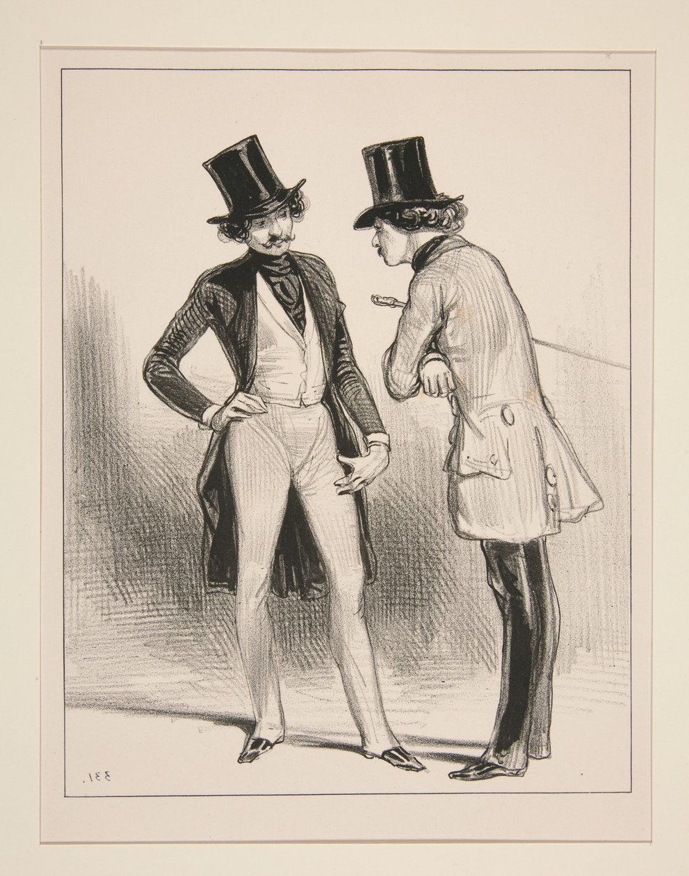 Du vet ju att Maurice och Charles alltid hade sina små affärer tillsammans när det gällde lilla Zelie... av Paul Gavarni