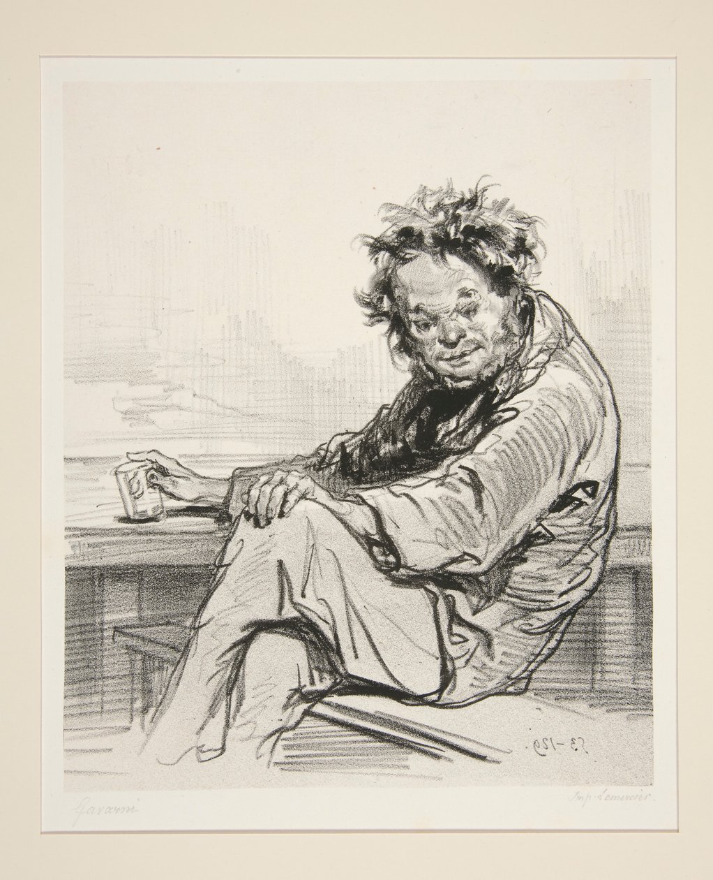 En Anacreon av barriärer. av Paul Gavarni