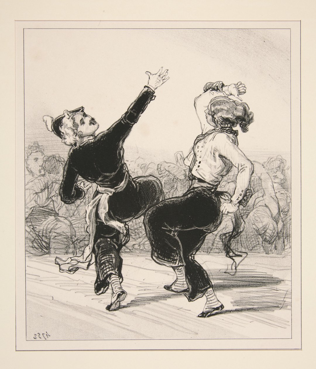 Och en menuett. av Paul Gavarni