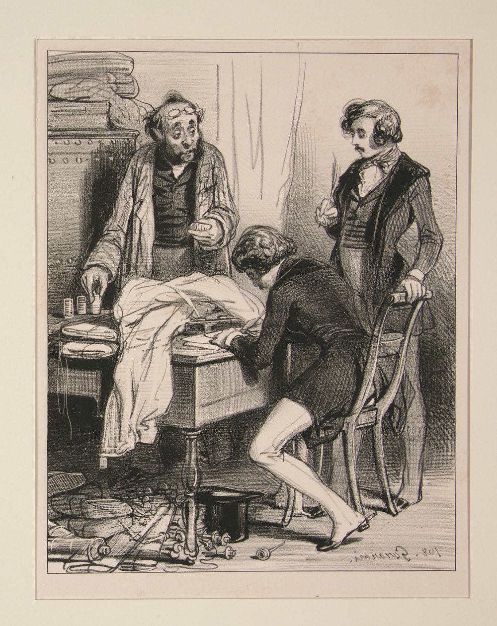 Versailles, den 1 april av Paul Gavarni