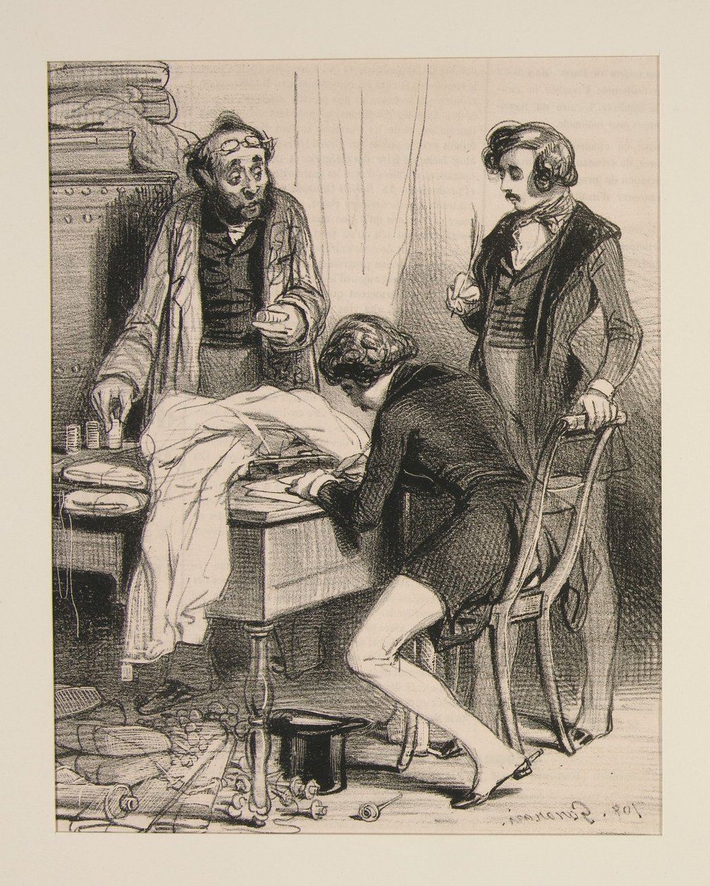 Versailles, den 1 april av Paul Gavarni
