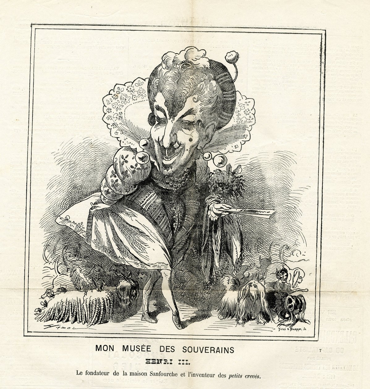 Illustration av Hadol (1835-1875) i Le Charivari av Paul Hadol