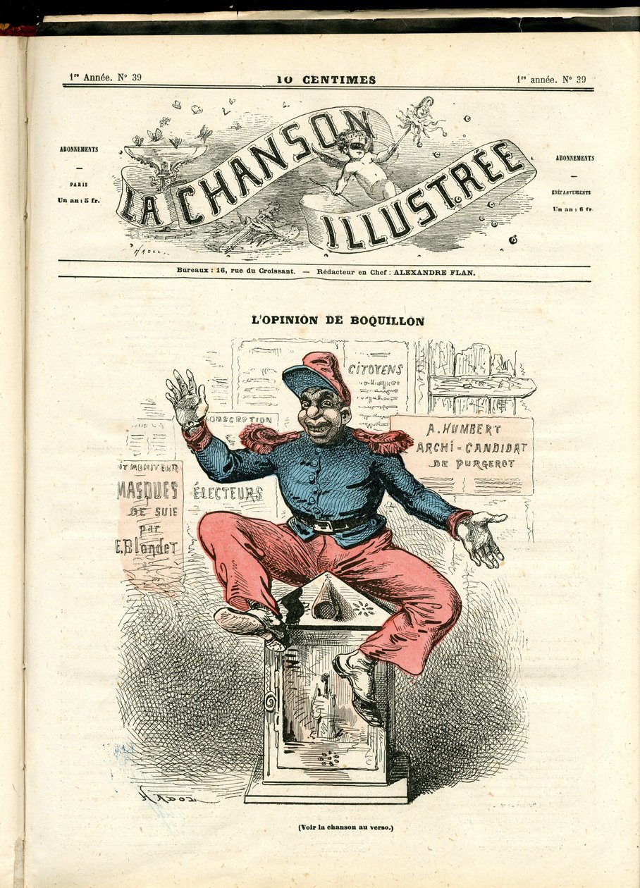 La Chanson illustree (tidning), nummer 39 av Paul Hadol