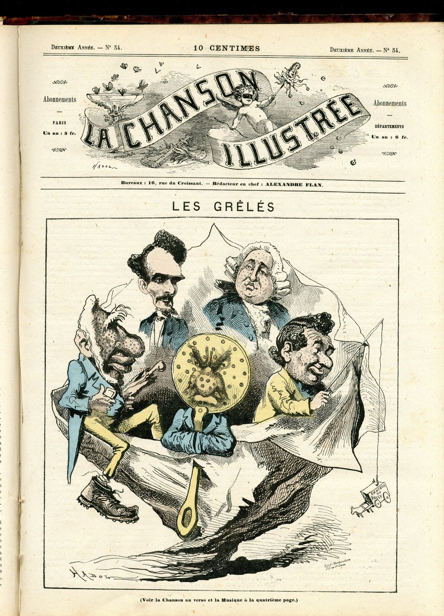 La Chanson illustree (tidning), nummer 54 av Paul Hadol