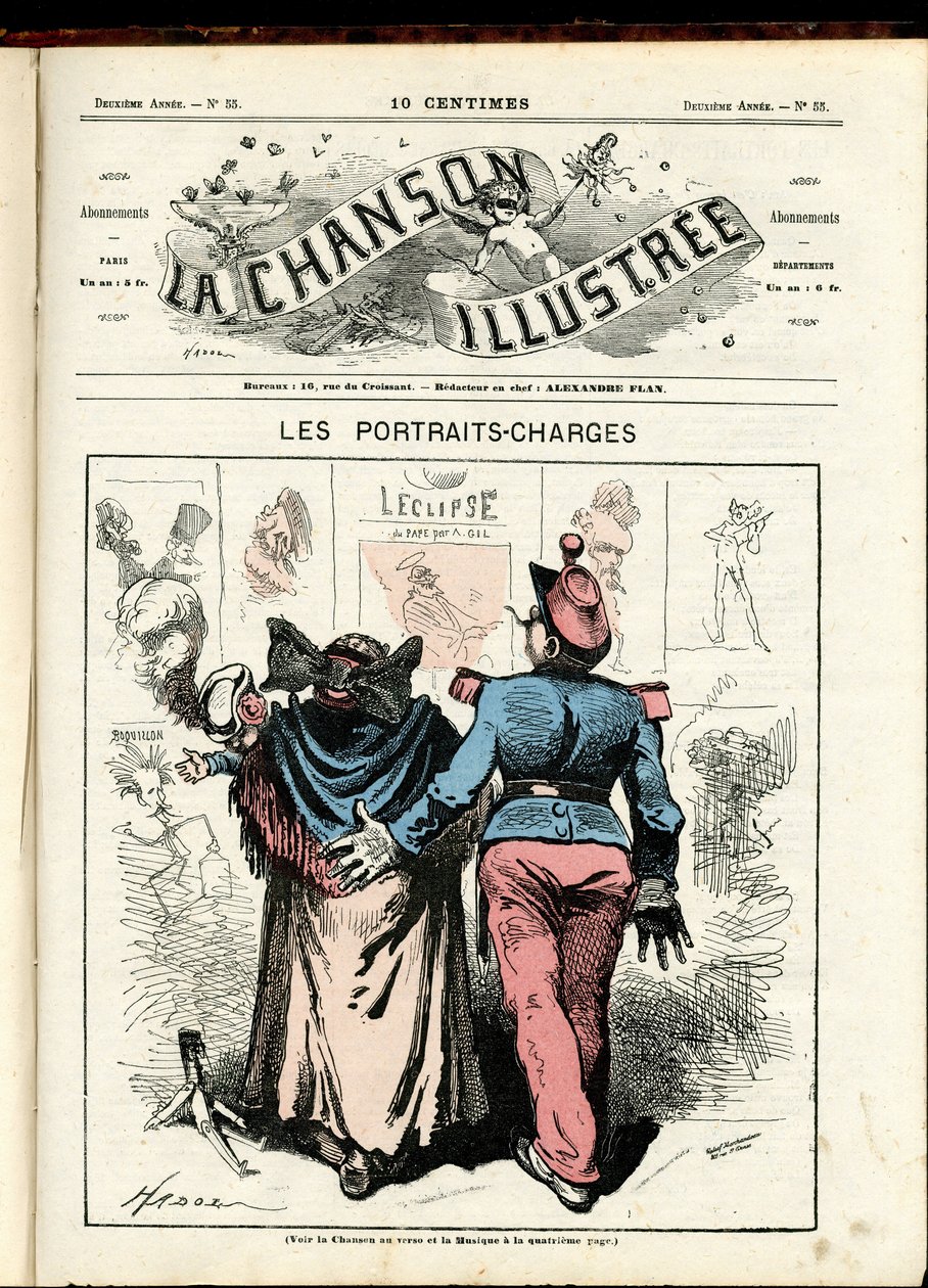 La Chanson illustree (tidning), nummer 55 av Paul Hadol