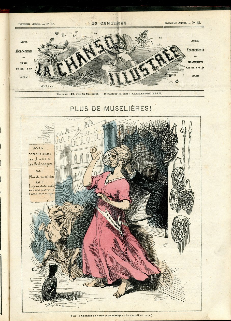 La Chanson illustree (tidning), nummer 65 av Paul Hadol
