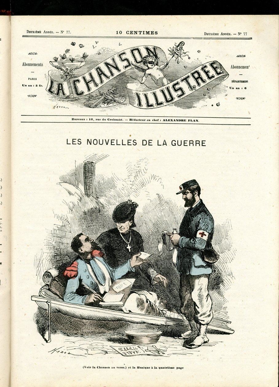 La Chanson illustree (tidning), nummer 77 av Paul Hadol