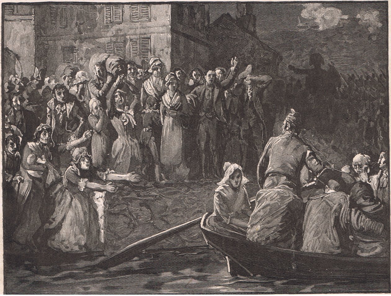 Rojalisternas reträtt från Toulon AD 1793 av Paul Hardy