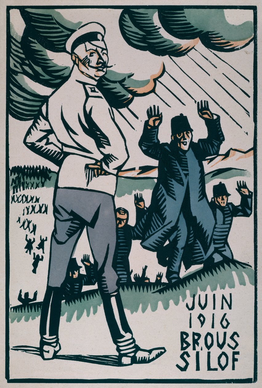 Brusilovoffensiven i juni 1916 av Paul Hermann