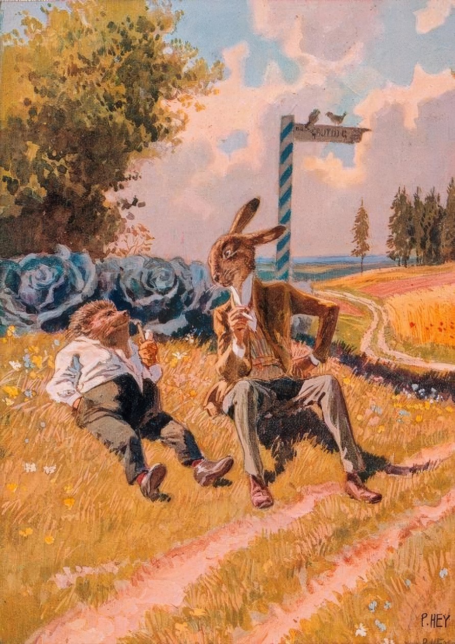 Haren och igelkotten av Paul Hey
