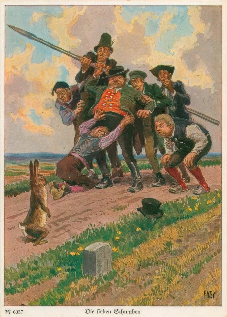 De sju schwaberna av Paul Hey