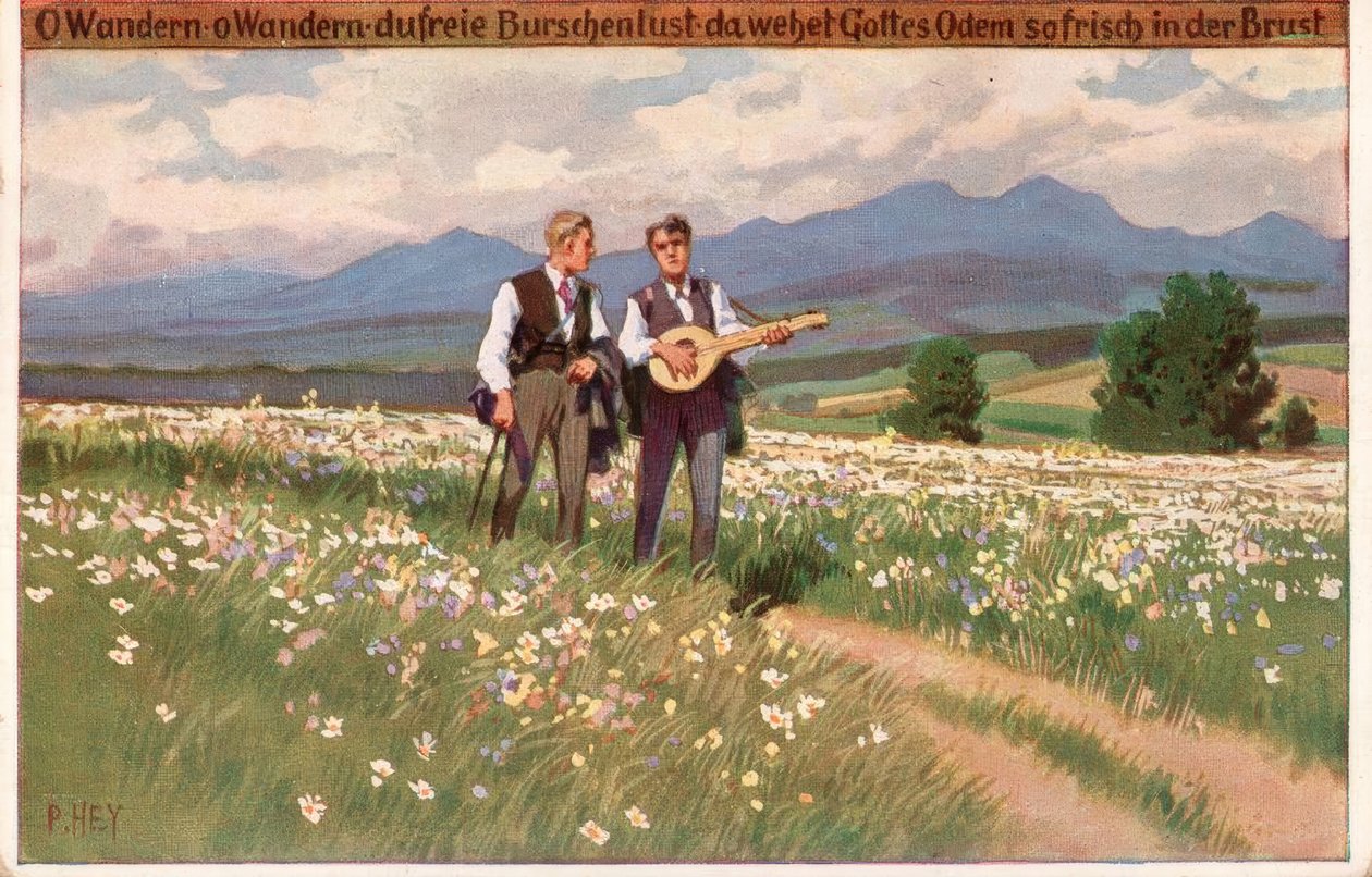 O vandring, o vandring, du fria pojkars glädje (...) av Paul Hey