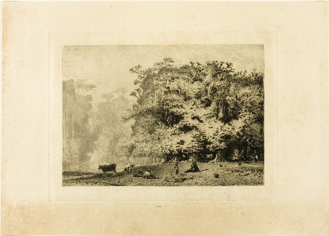 Nära Fontainebleau av Paul Huet