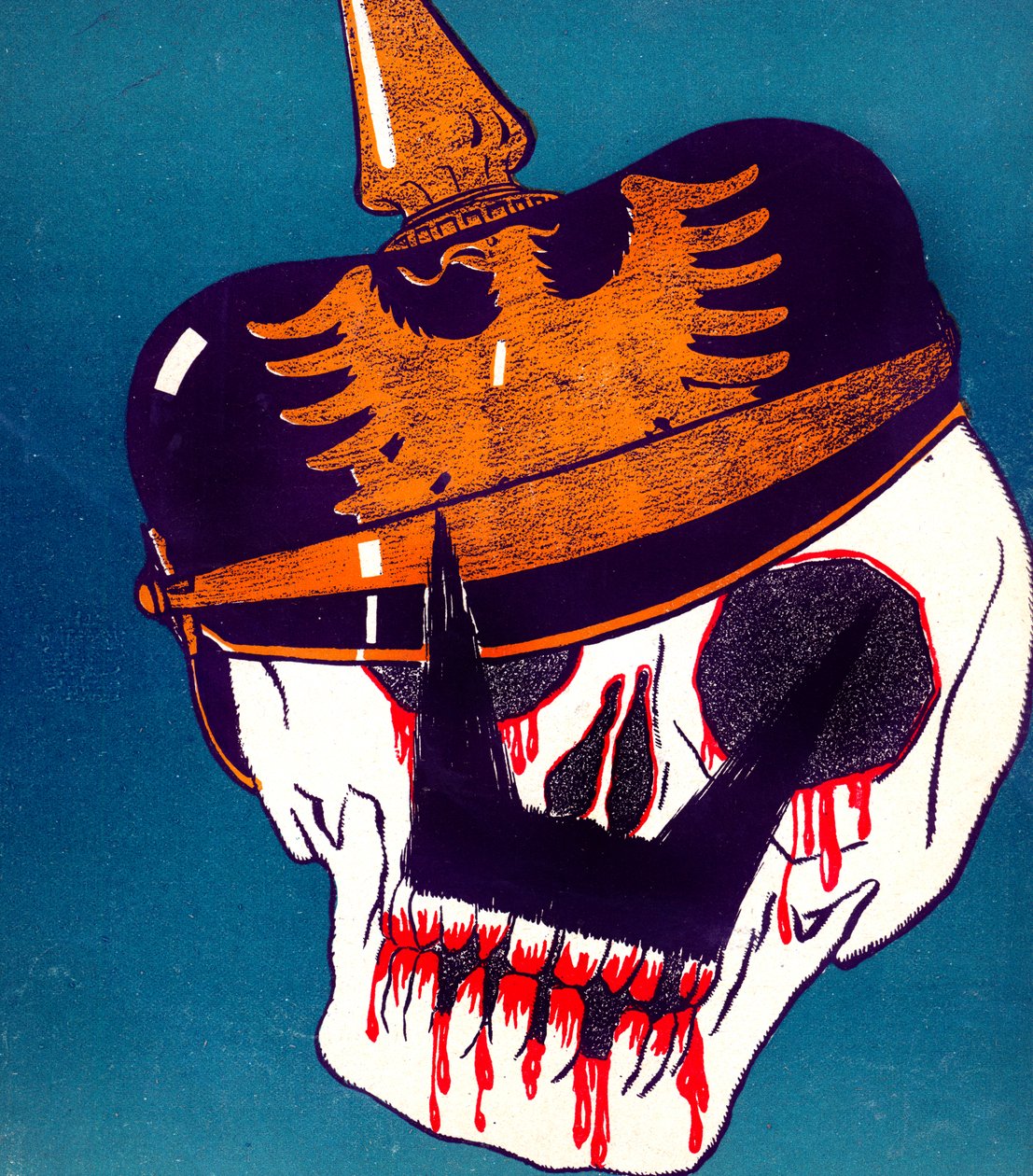 Karikatyr av Kaiser Wilhelm, 13 april 1916 av Paul Iribe