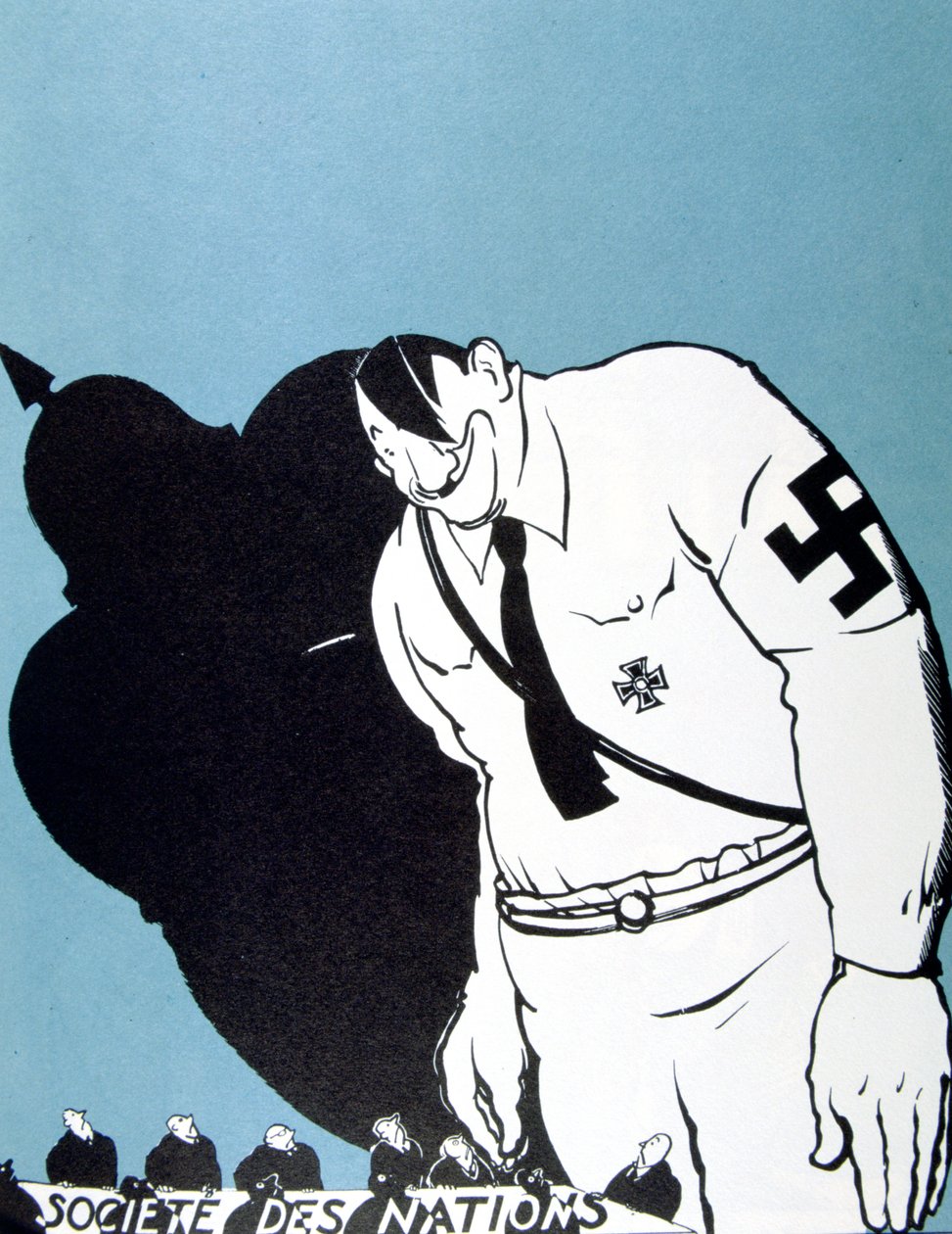 "Hitler och Nationernas Förbund", 1935 av Paul Iribe