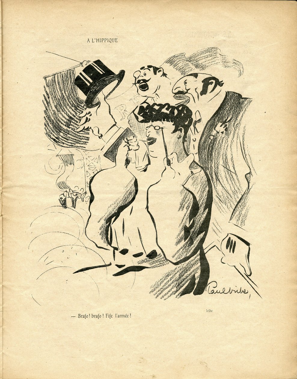 Illustration av Paul Iribe (1883-1935) i Vildanden av Paul Iribe