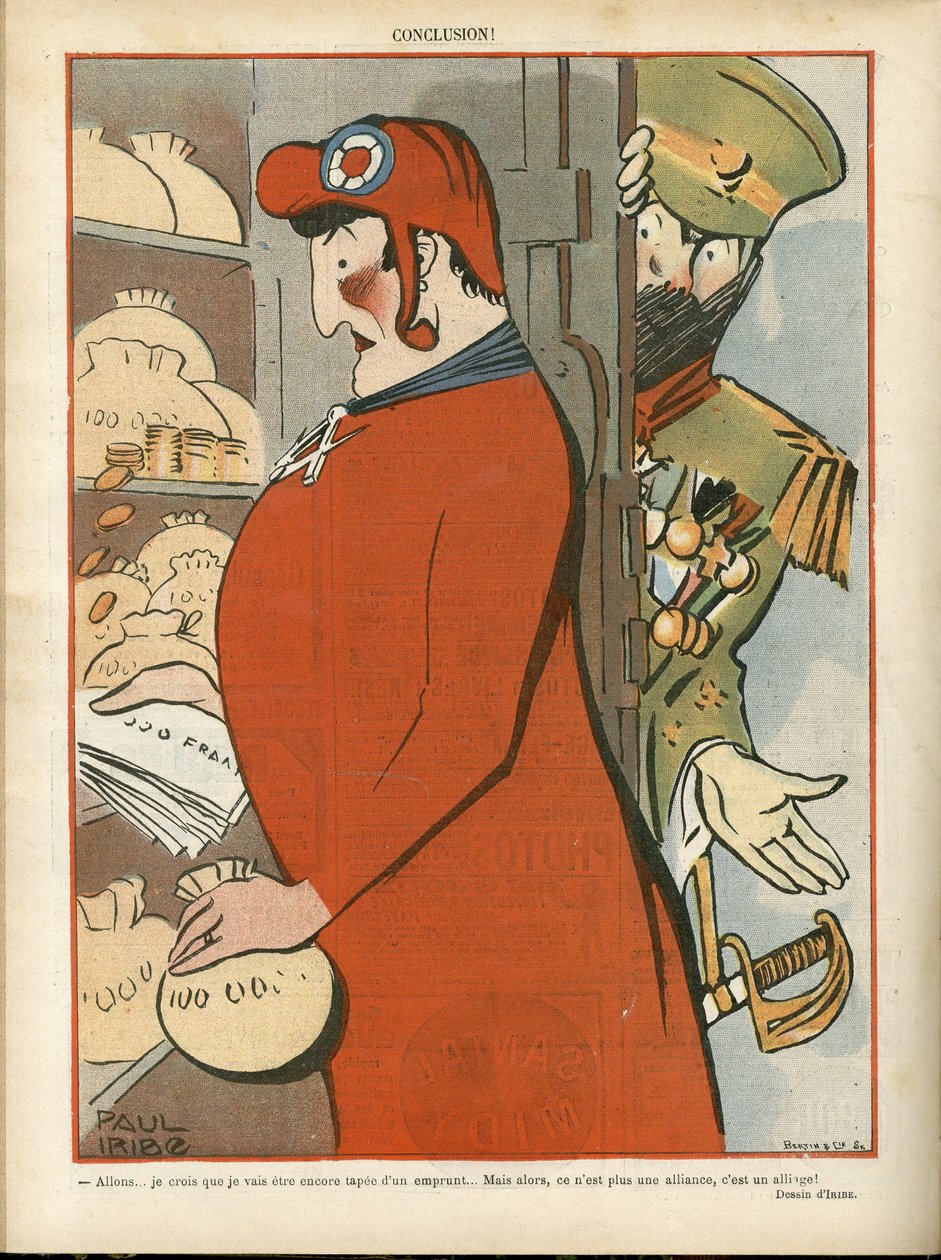 Illustration av Paul Iribe (1883-1935) i Le Rire av Paul Iribe