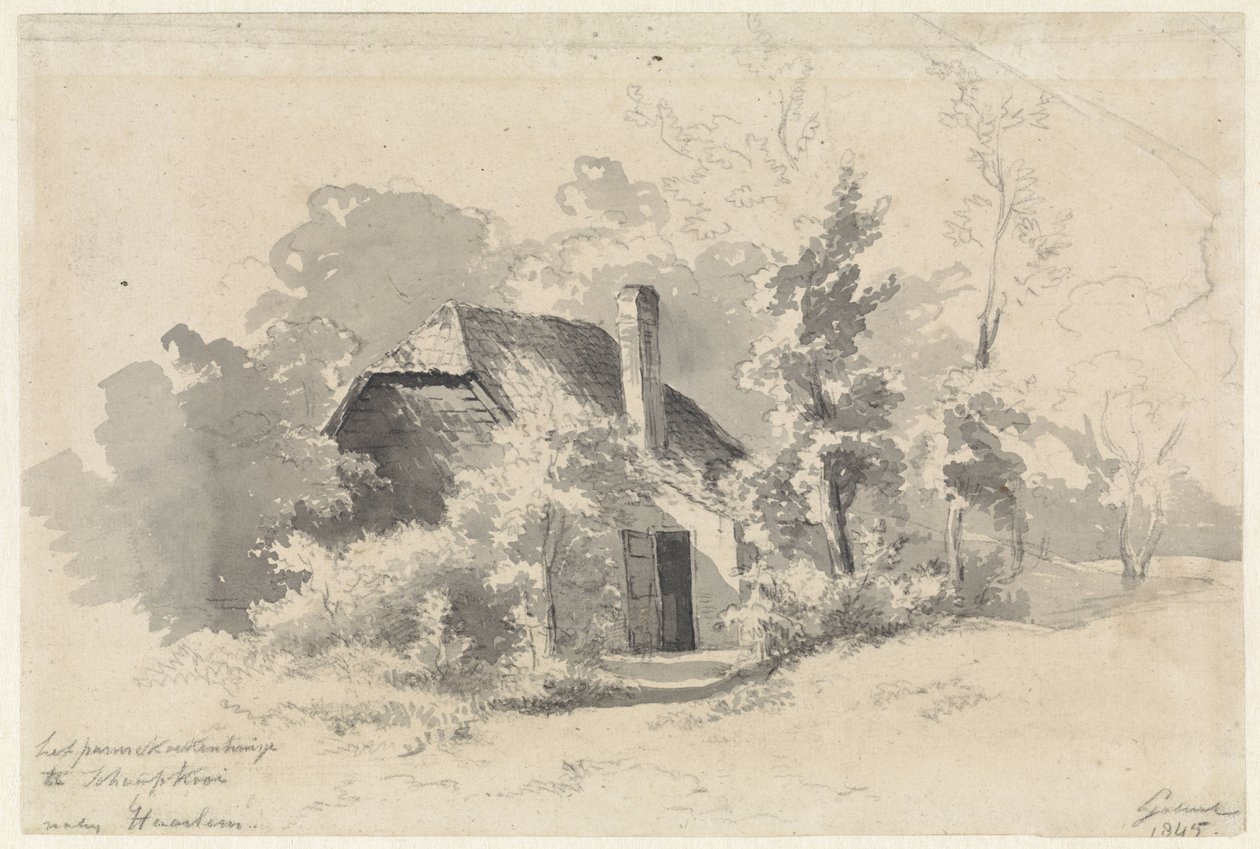 Pannkakshuset The Sheepfold Pannkakshuset De Schaapskooi nära Haarlem (titel på objektet) av Paul Joseph Constantin Gabriel