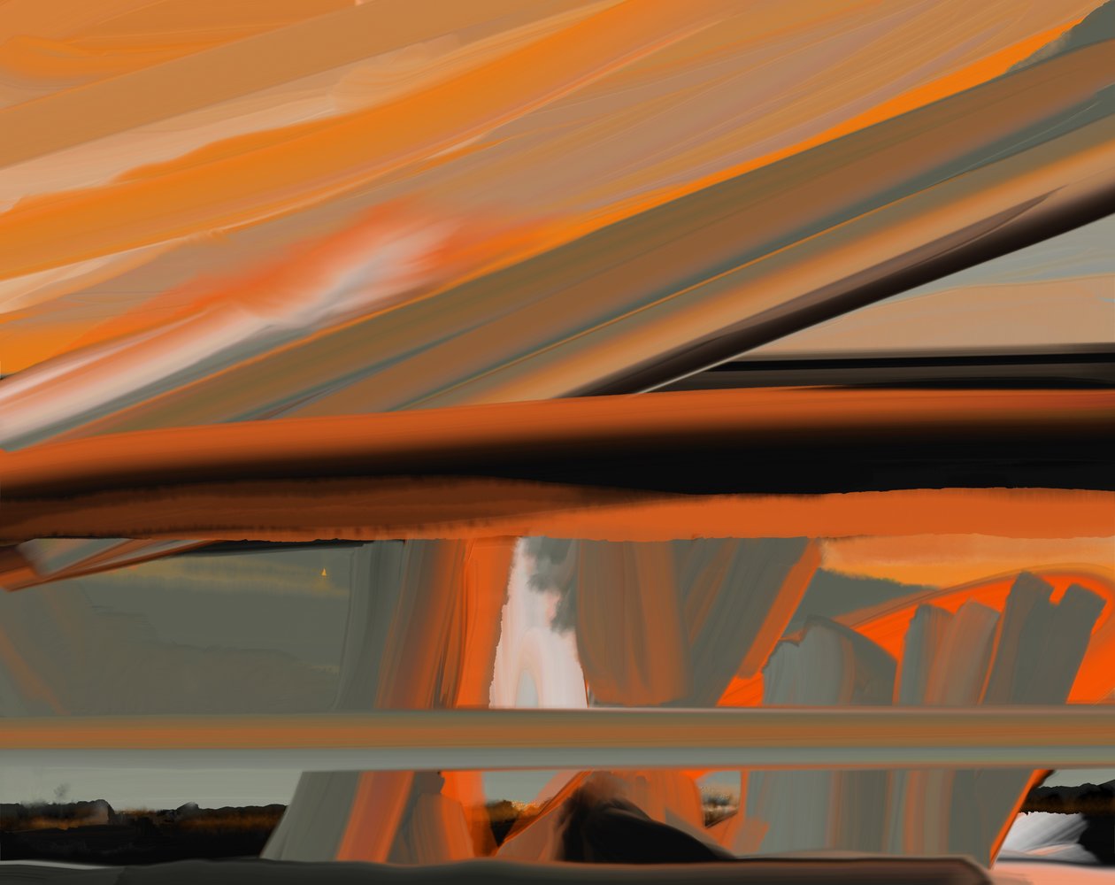53,7600N-9,6595W, 2022 (digital konst) av Paul Kempton