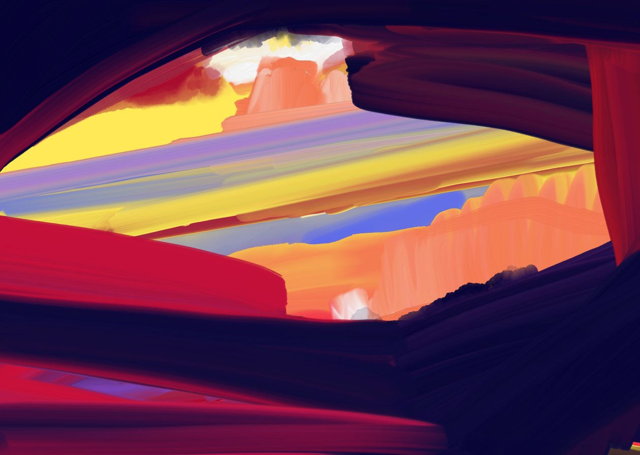 Baiame, 2022 (digital konst) av Paul Kempton